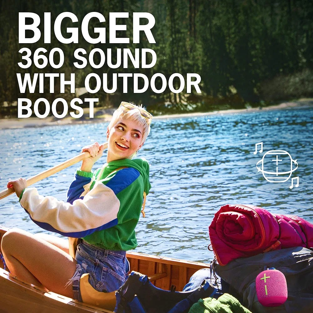 U E WonderBoom 3 Bluetooth Speaker - Blue (New Open Box - photo 3