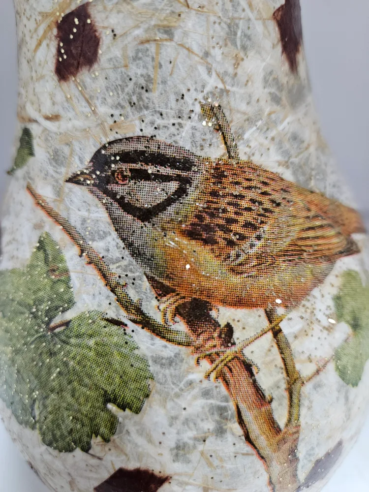 Handcrafted Bird Decor Vase image indicator(4)