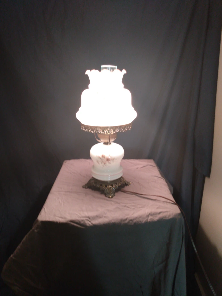 Vintage Floral Table Lamp - photo 4