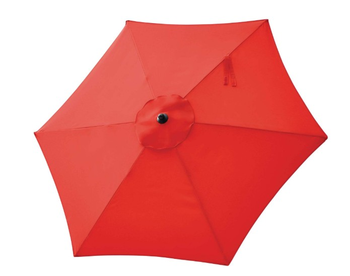 For Living Outdoor/Patio Market Umbrella, Red, 7-ft - photo 2