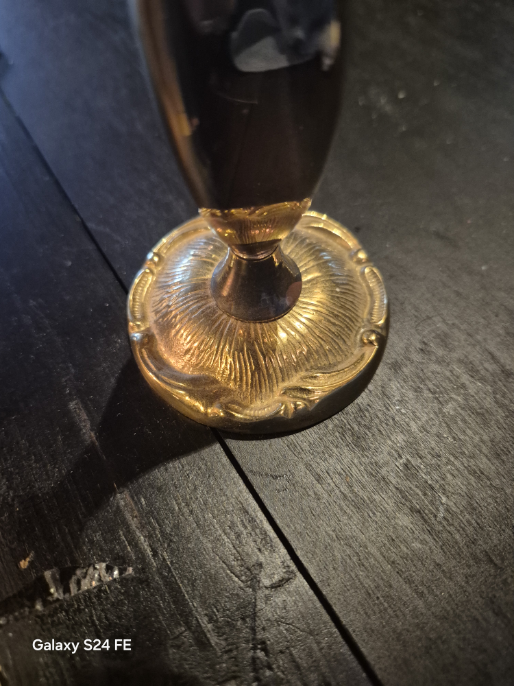 Vintage Solid Brass Wax Seal Handle - photo 3