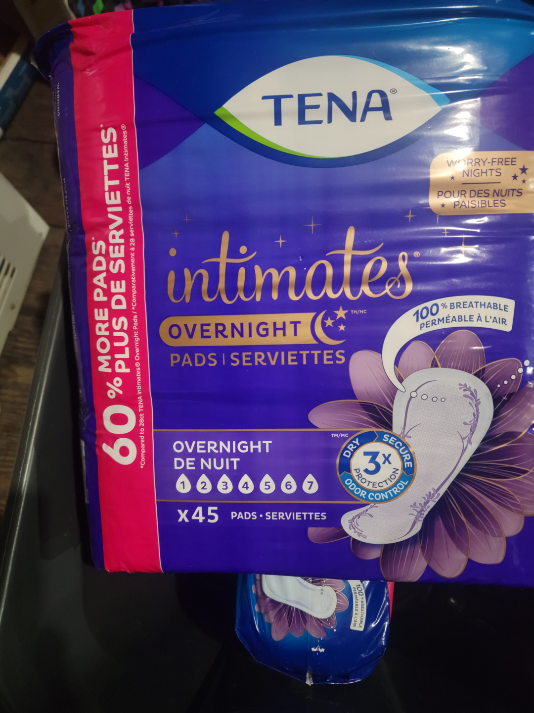 TENA Intimates Overnight Pads - 45 Count