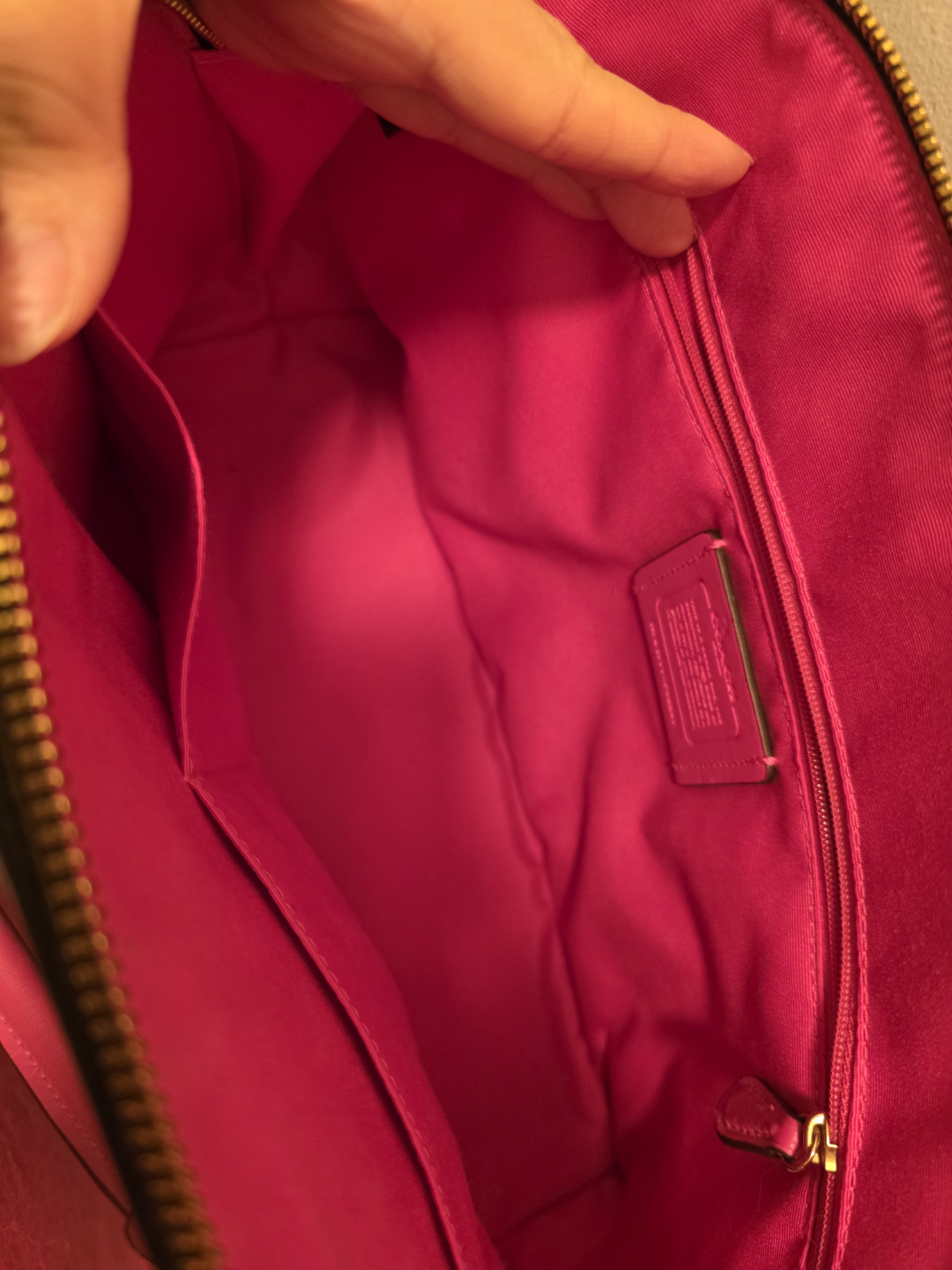 Coach Dome Satchel - Brown Signature Canvas with Pink Accents - photo 3