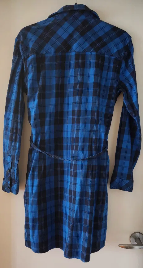 Women's Plaid Shirt Dress image indicator(8)