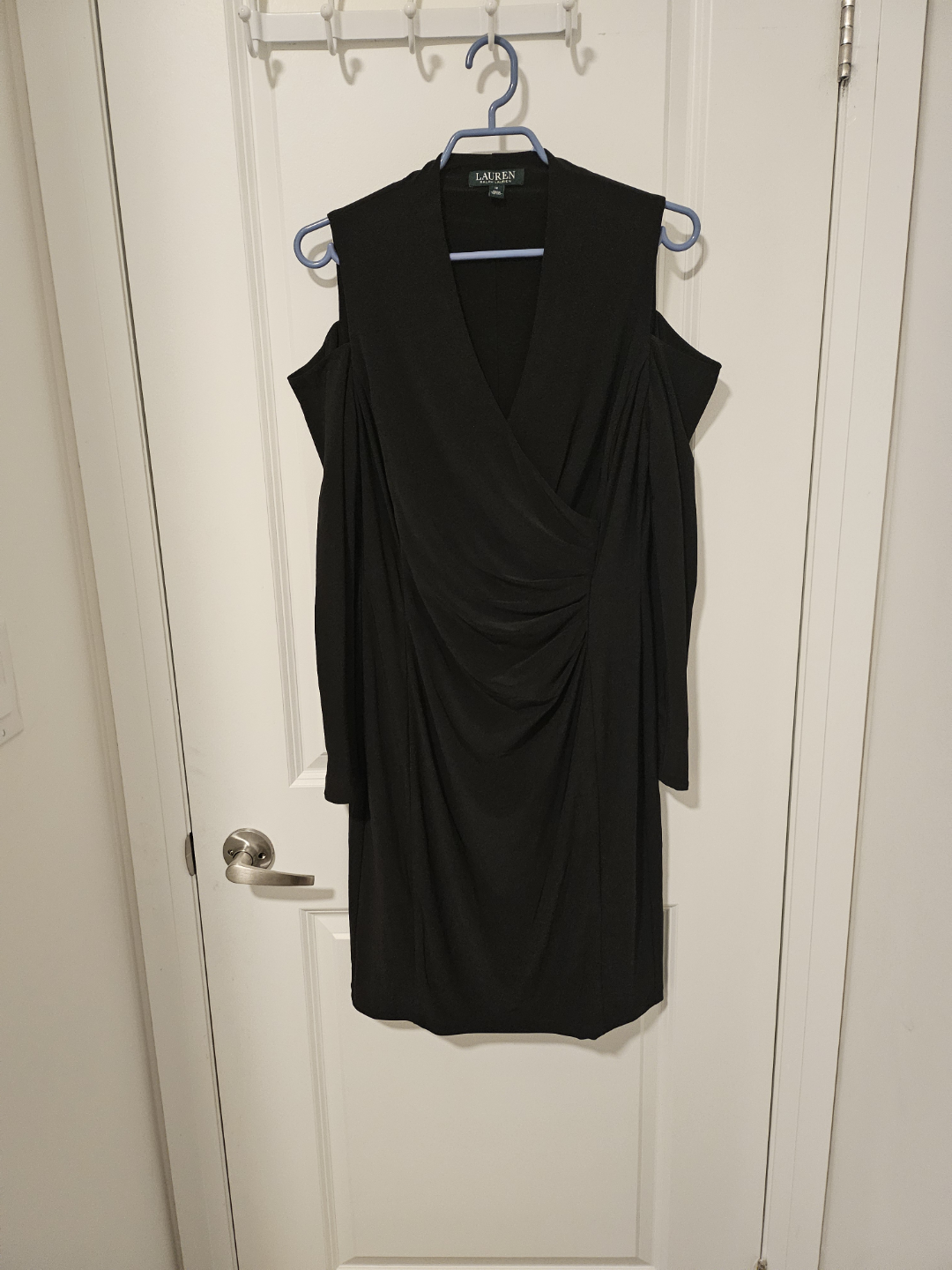 Lauren Ralph Lauren Black Cold Shoulder Dress