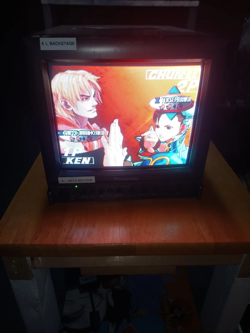 Panasonic BTS-901 YN 9 inch crt with svideo and composite thumbnail