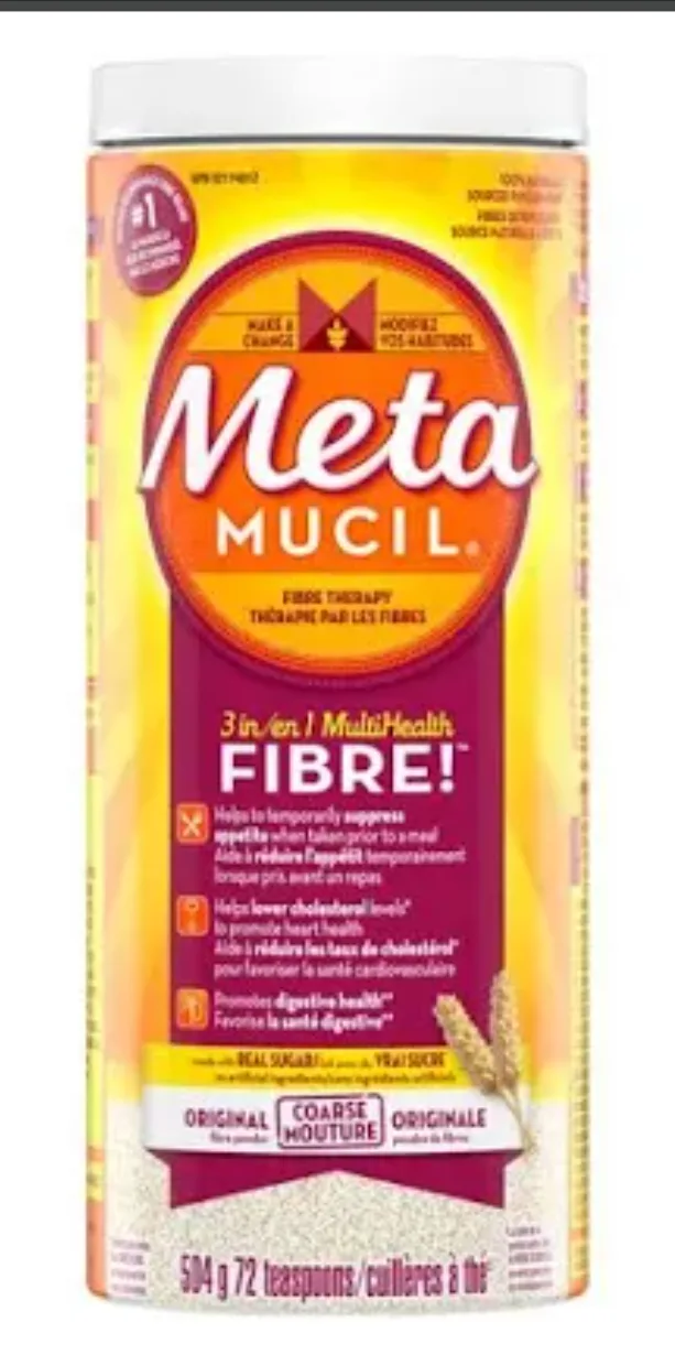 Metamucil 3-in-1 Multi-Health Fibre, Original 504g thumbnail