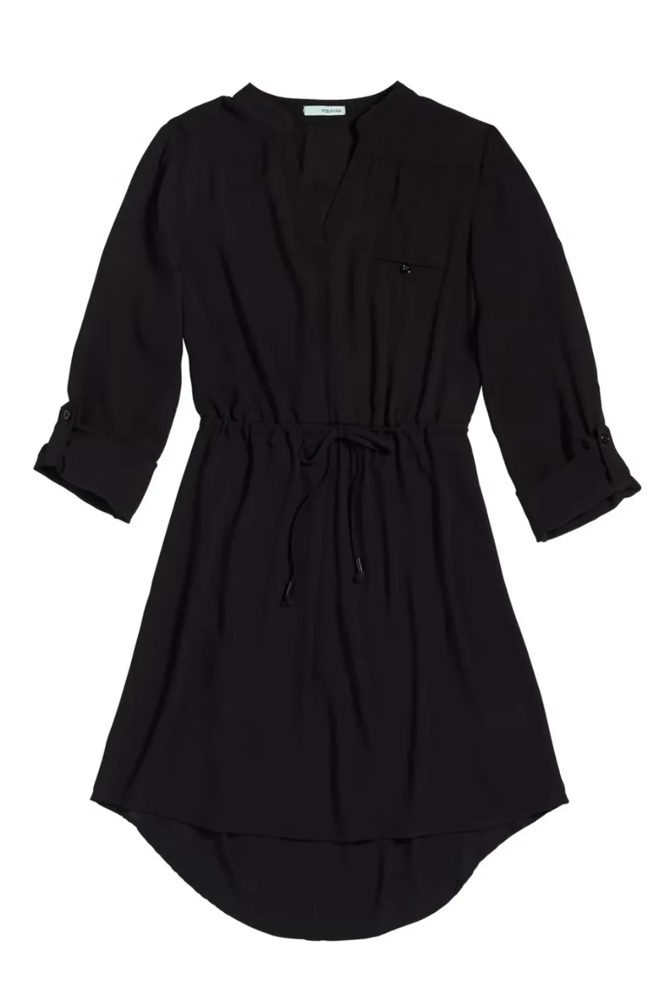 Sheer flowy cinched dress image indicator(2)