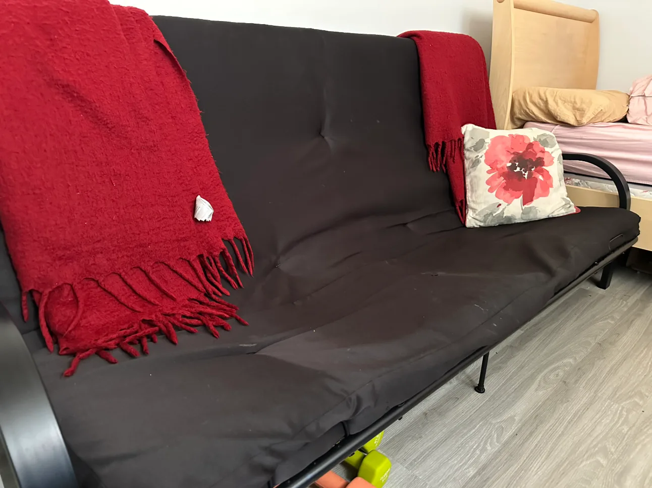 Black sofa bed thumbnail