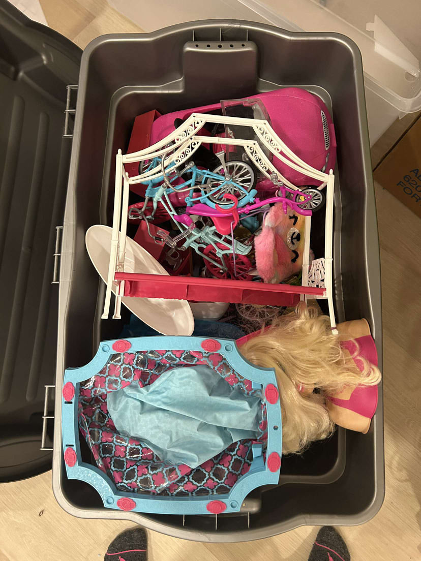 Barbie Lot: Car, House accessories, Bikes, Pool, and More!