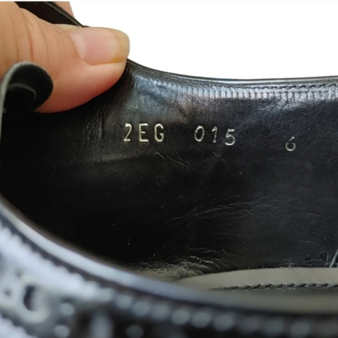 Prada Black Leather Platform Oxfords image indicator(5)