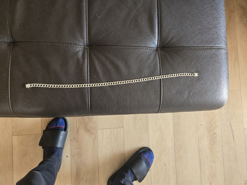 Men's Iced Out Cuban Link Chain Necklace - photo 2