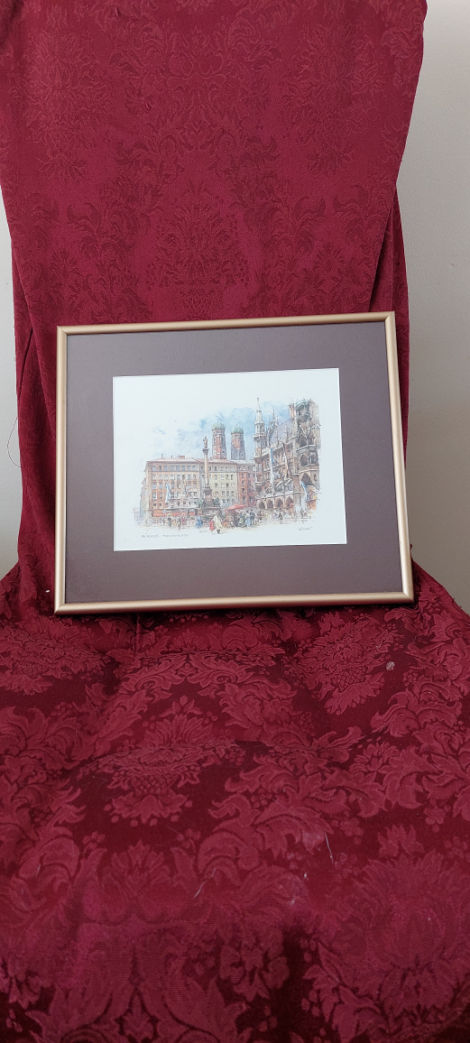 Framed Print of Marienplatz in Munich, Germany