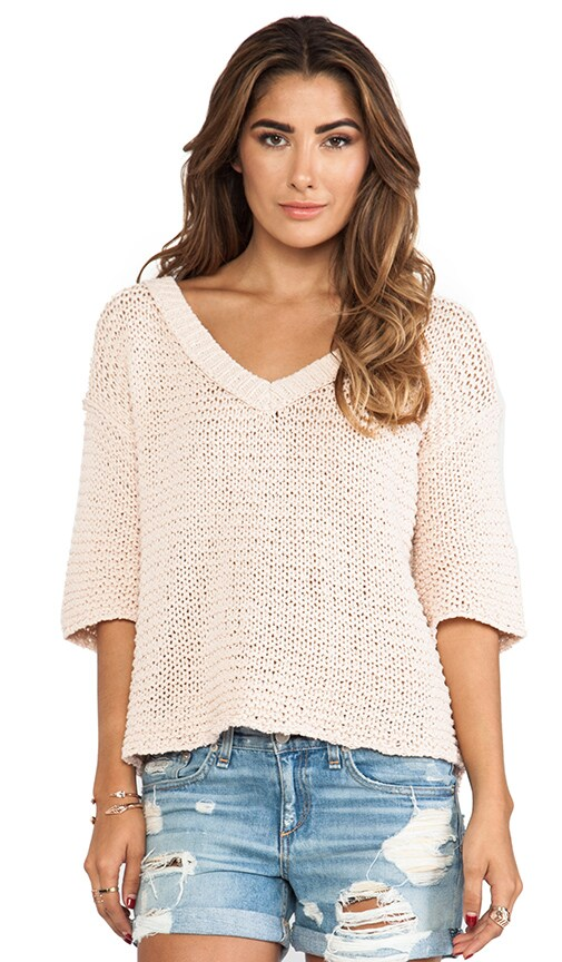 Free People Blush Park Slope sweater