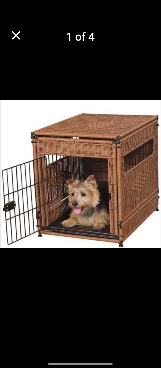 Rhino Wicker Dog Crate - Small