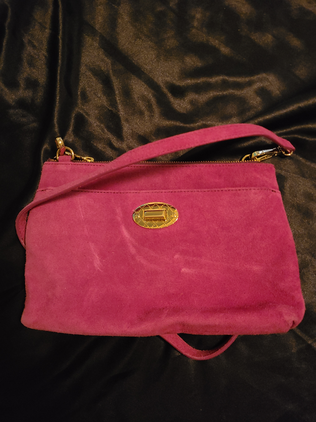 Talbots  Suede Crossbody Bag