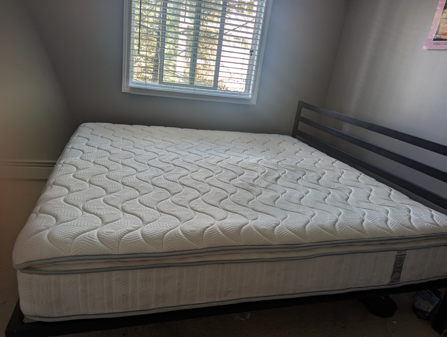 King Size Mattress with free Metal frame - photo 3