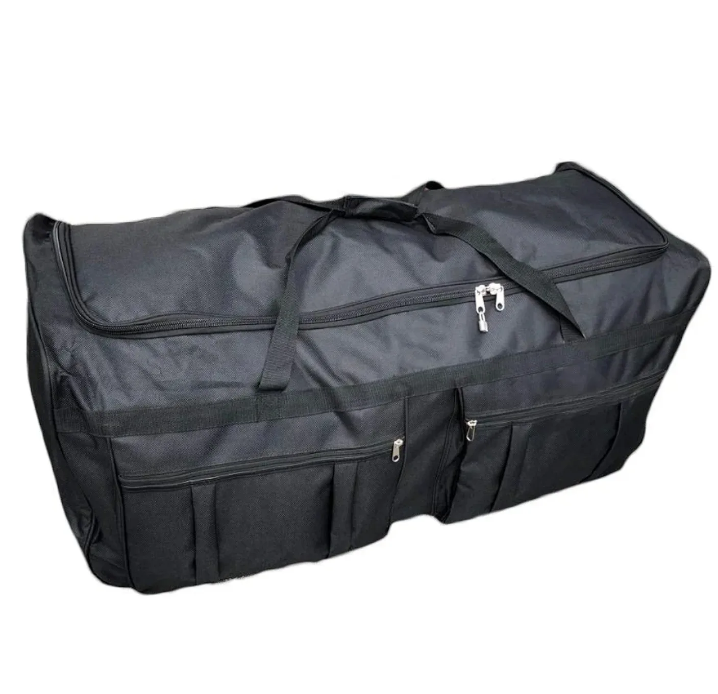 Large Black Rolling Duffel Bag image indicator(2)