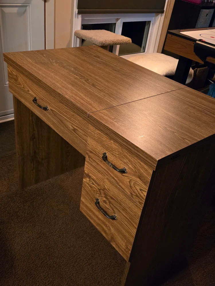 Sewing Table with Drop-Leaf and Storage "Must go today" thumbnail