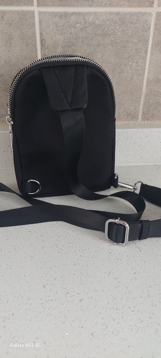 Black Mini Backpack Crossbody Bag - photo 2