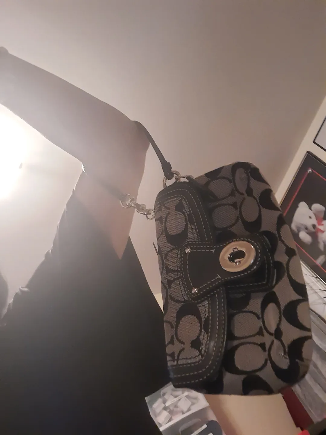 Authentic coach wrIstlet Signature series black image indicator(4)