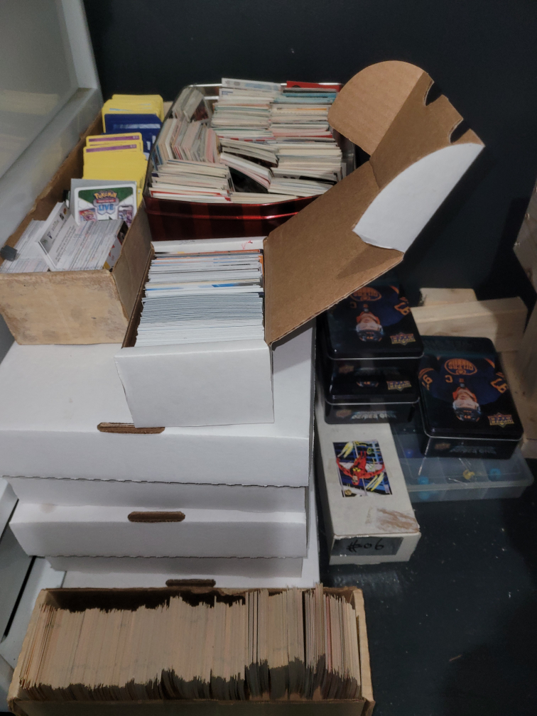 approximately 10,000 sports cards