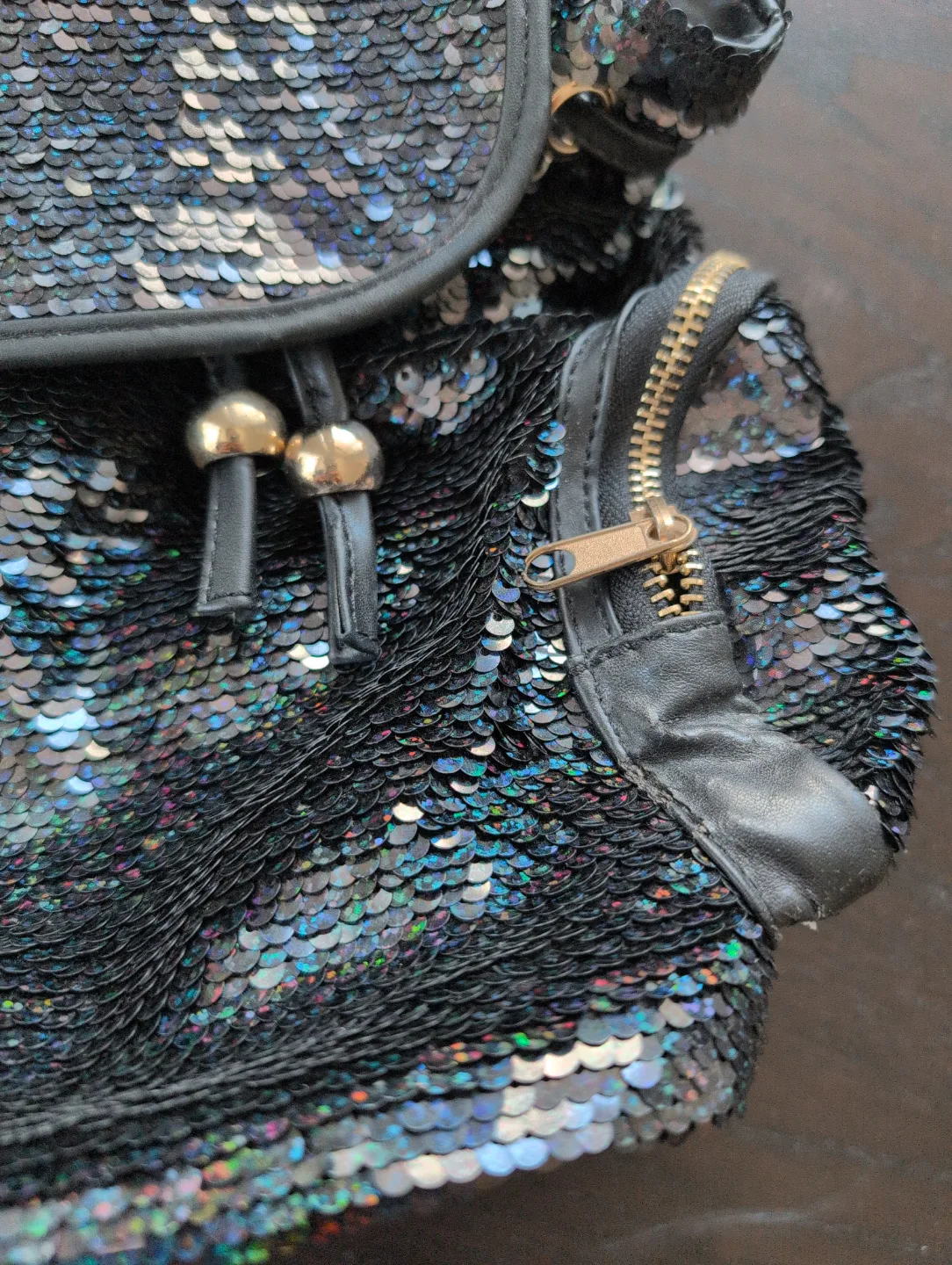 Gorgeous Sequin Mini Backpack image indicator(4)