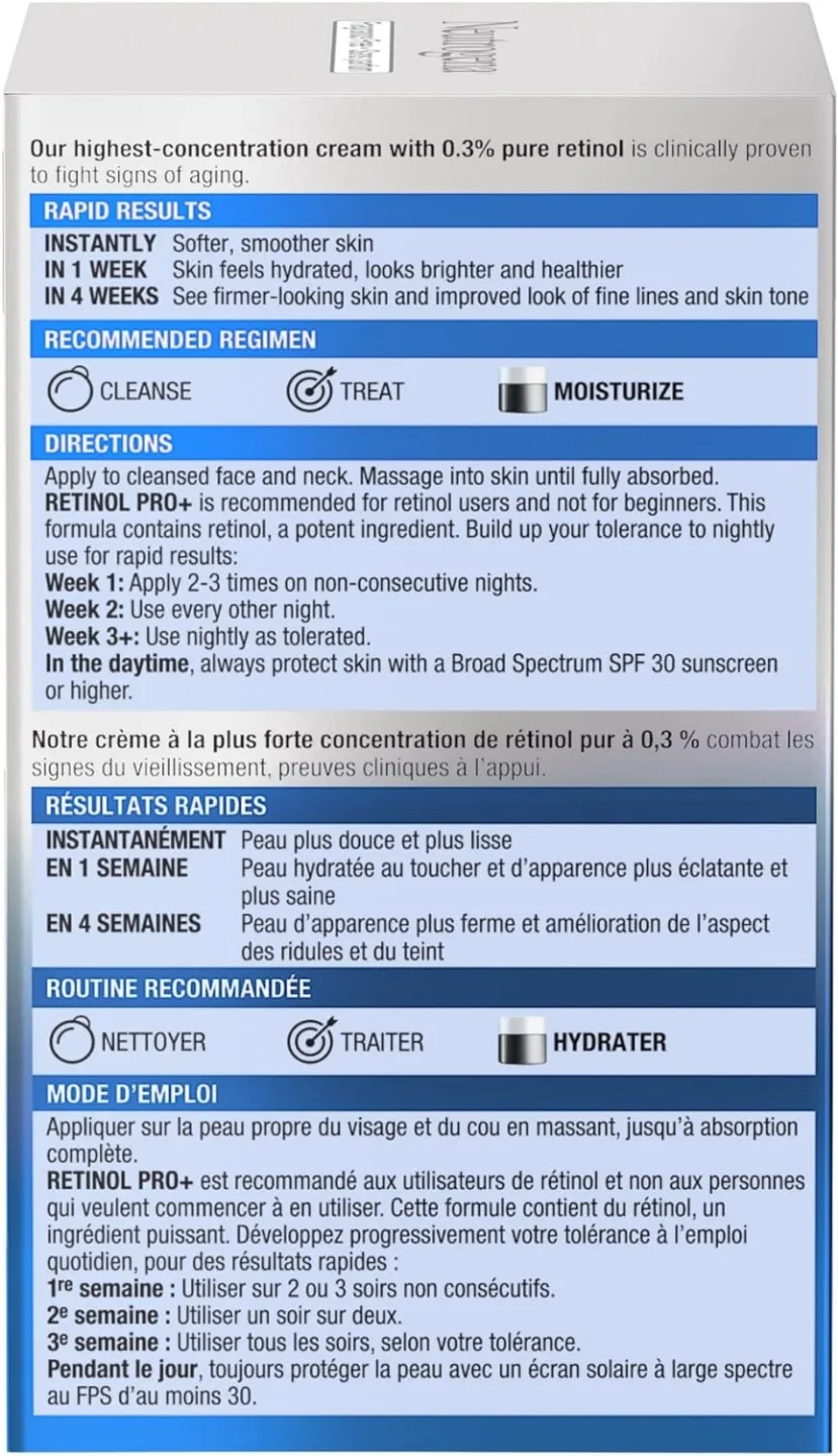 Neutrogena Rapid Wrinkle Repair 0.3% Retinol Pro+ Night Cream image indicator(5)