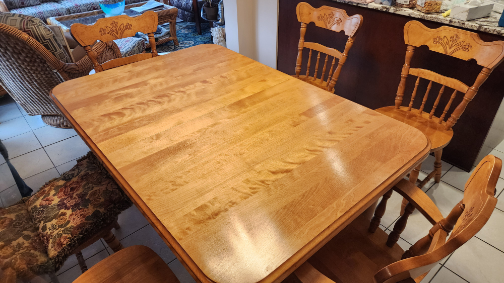 Solid Wood Dining Table Set - 6 Chairs - photo 2