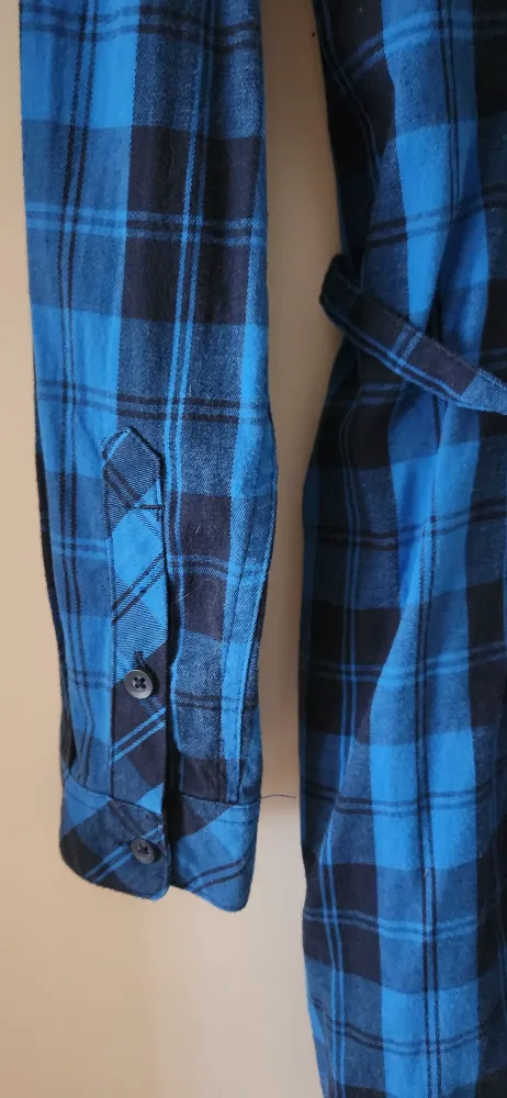 Women's Plaid Shirt Dress image indicator(9)