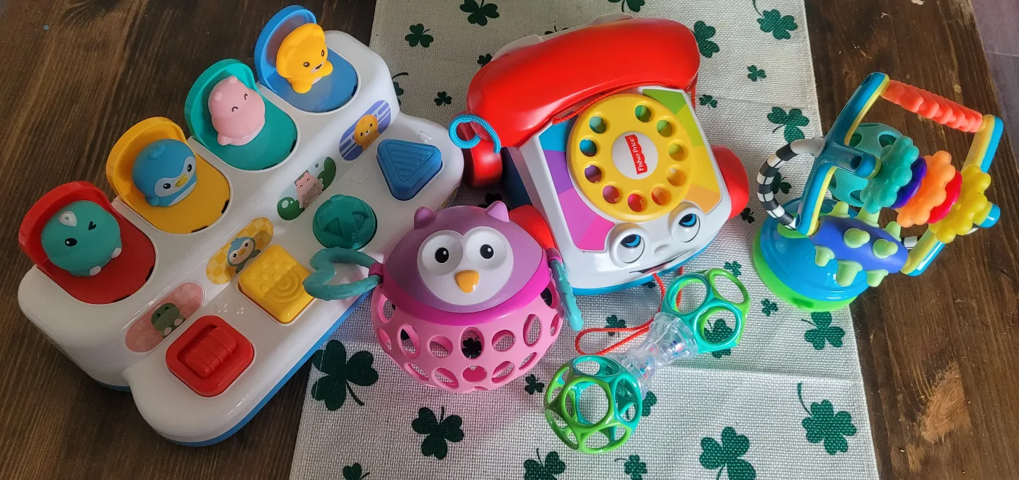 Baby's First Toys Bundle - Fisher-Price phone & 4 More! thumbnail