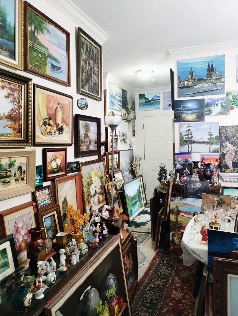 43 years Collection of Oil Paintings on Sale. $20 and up image indicator(9)