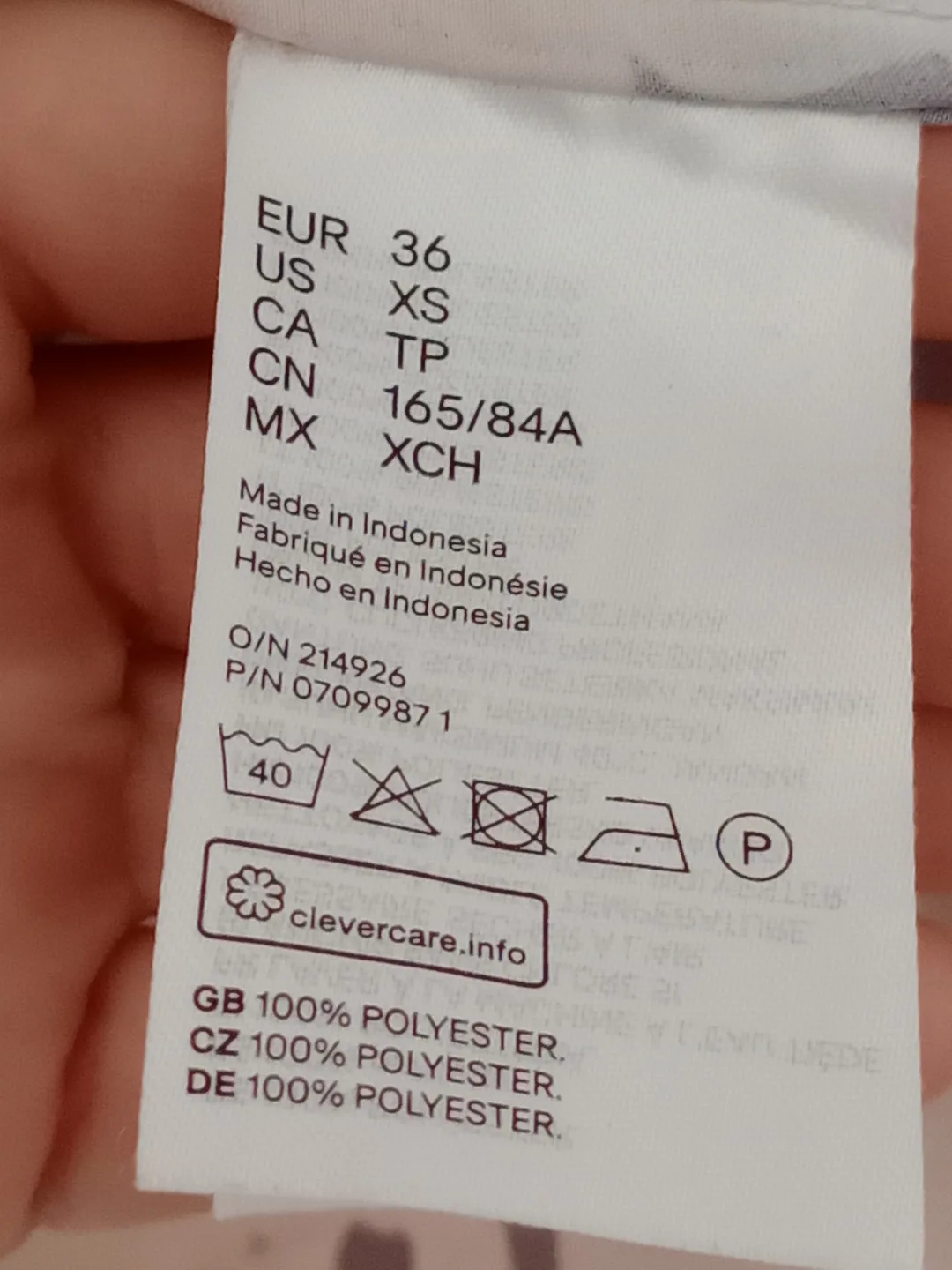 H&M Women's XS Abstract Print Mini Dress image indicator(4)