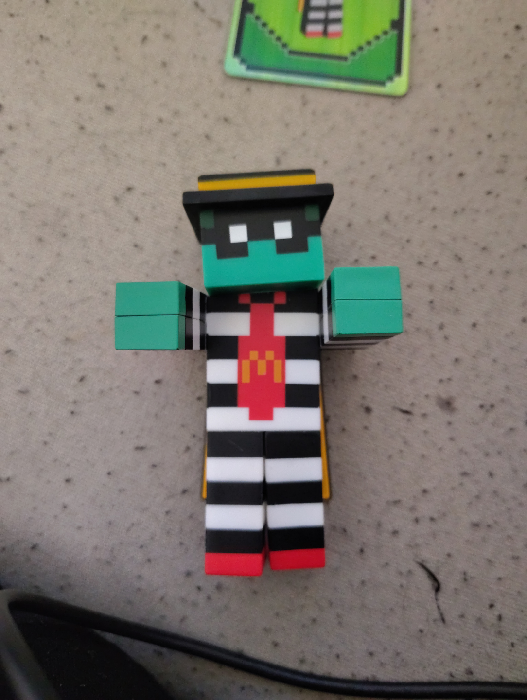 McDonald's x Minecraft Happy Meal Grimace Toy