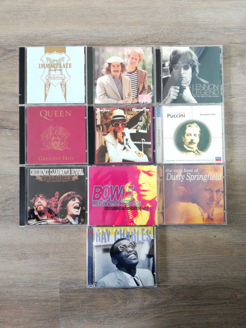 Classic Rock CD Bundle – Queen, Bowie, Elton John & More