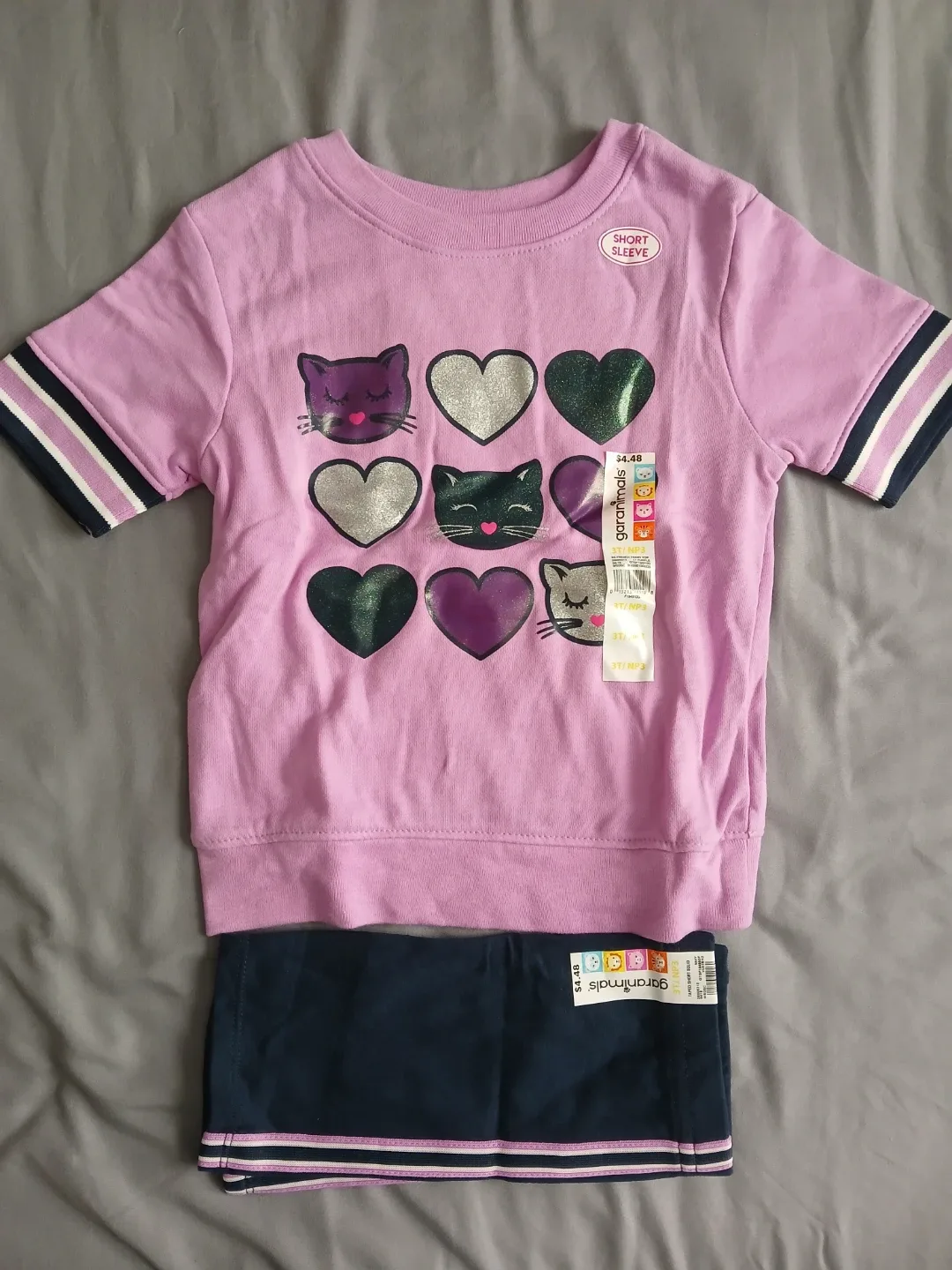 Girls' Adorable 2-Piece Outfits - Variety of Styles (3T) image indicator(3)