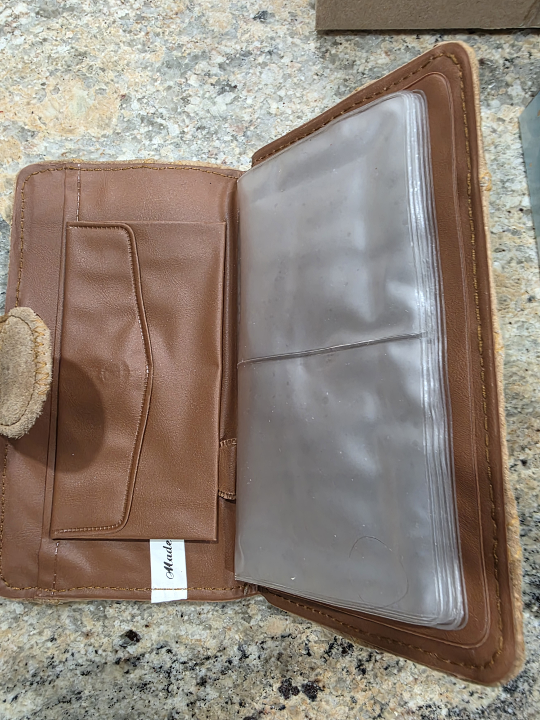 Vintage Leather Wallet with Card Slots  💚 - photo 3
