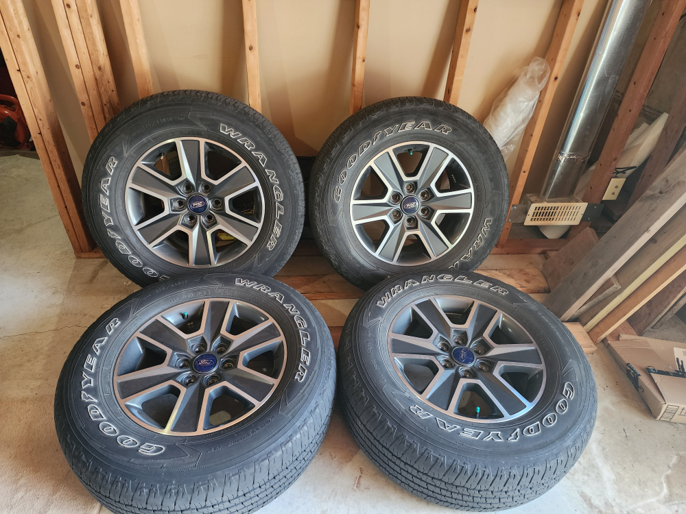 Ford f150 tires and rims.