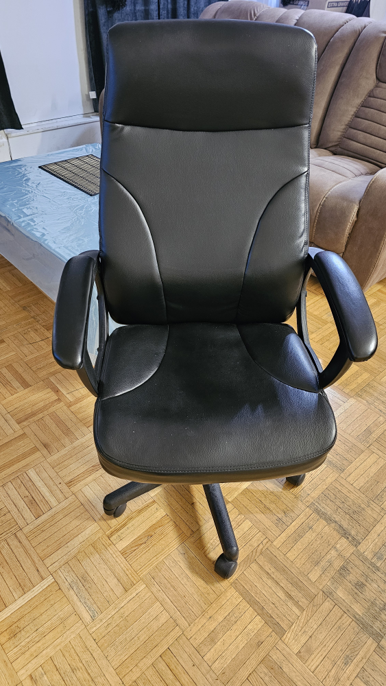 Black Leather Office Chair
