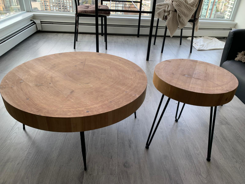 Live Edge Coffee Table Set - photo 3