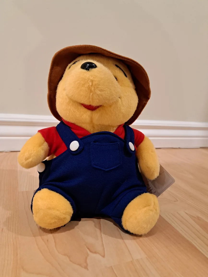 9" Vintage Winnie the Pooh Plush Toy image indicator(2)