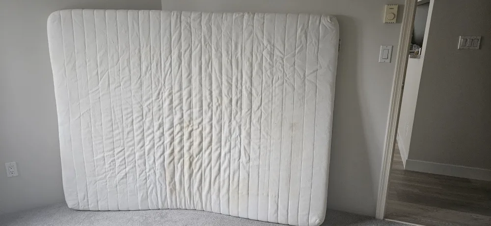 IKEA MALM White Queen Bed Frame with mattress image indicator(6)