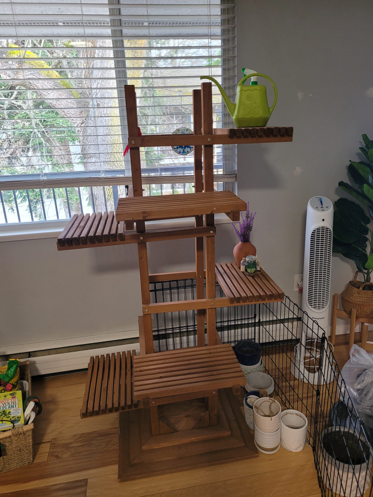 Large Wooden Plant Stand