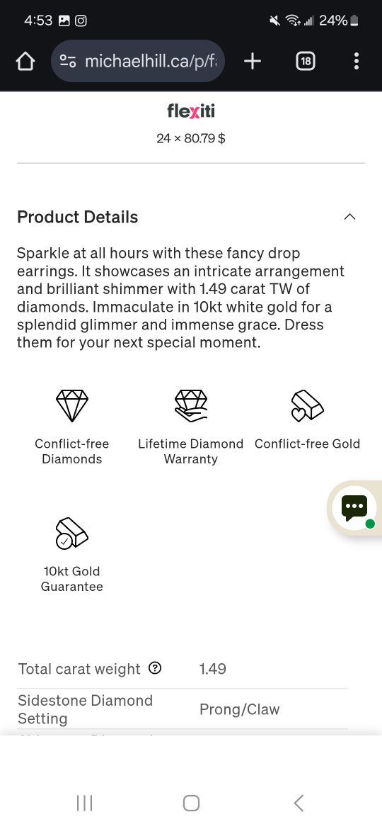 Michael Hill Fancy Diamond Drop Earrings - photo 5