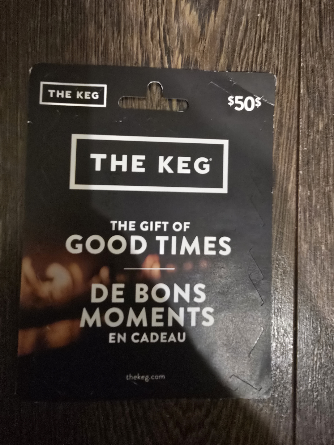 The Keg $50 Gift Card