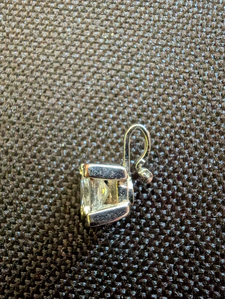 Clear Cubic Zirconia Pendant Charm image indicator(2)