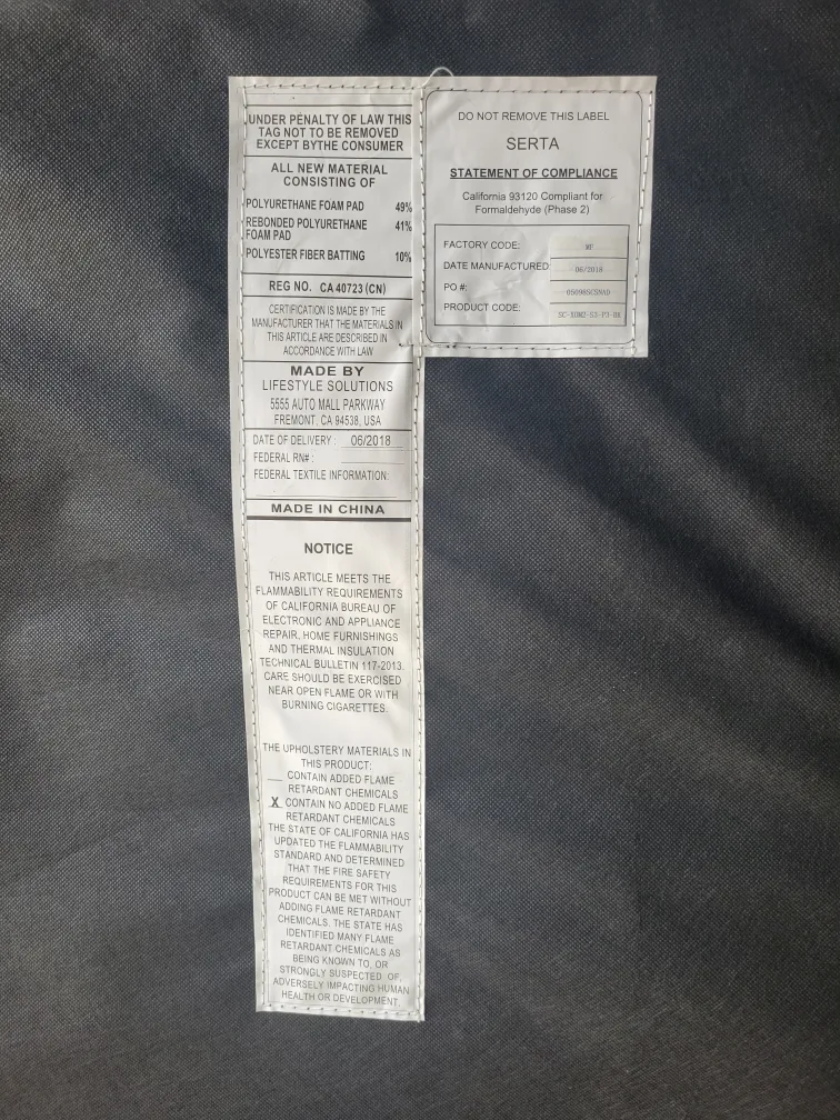 Serta Black Futon Sofa Bed image indicator(4)