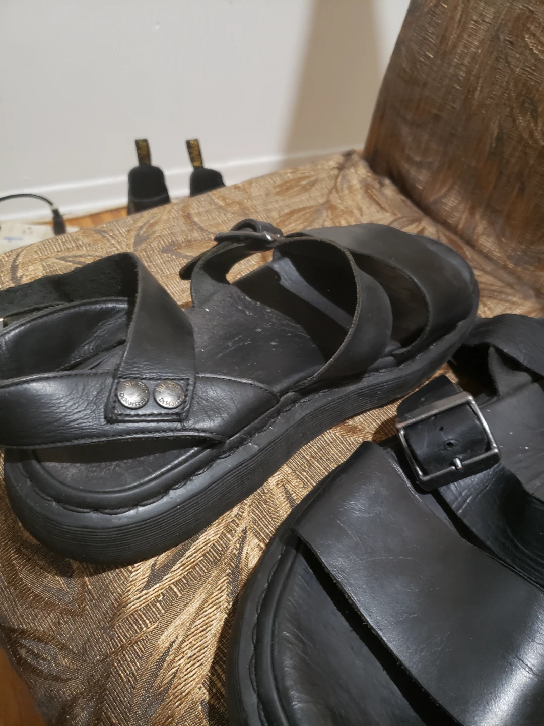 Dr. Martens Black Leather Sandals - photo 4