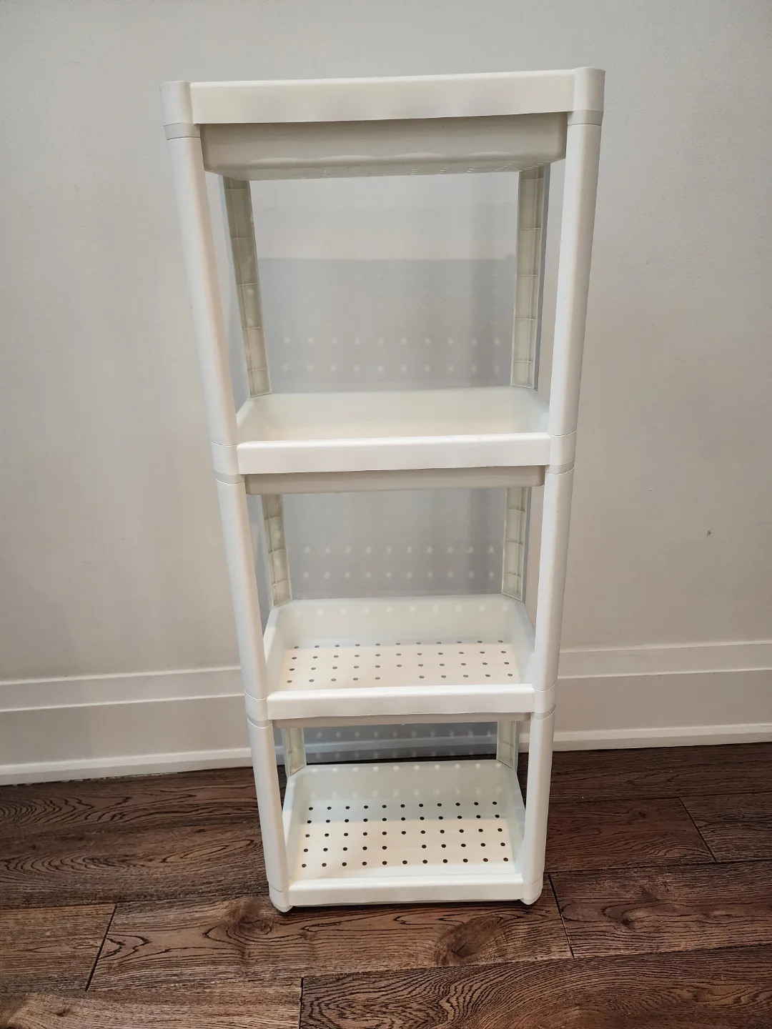 Ikea 4 tier bathroom organizer shelf thumbnail