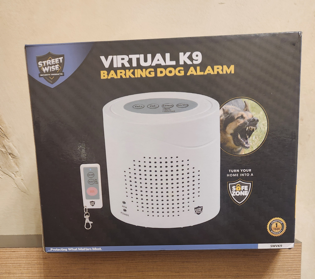 Virtual K9 dog barking alarm